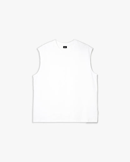 White Jersey Tank Top