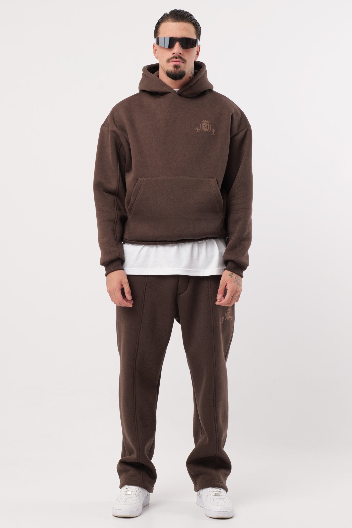 Pants Spaccato Total Brown